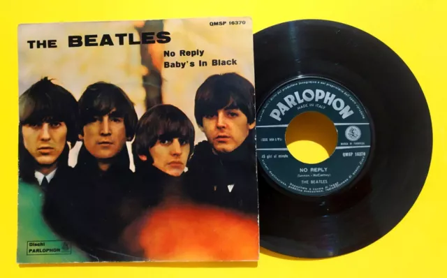 The Beatles (45 Rpm - Italy) Qmsp 16370  "No Reply" (Top-Rare  First Copy Issue)