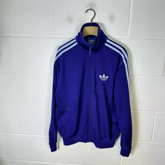 Adidas purple sales firebird jacket