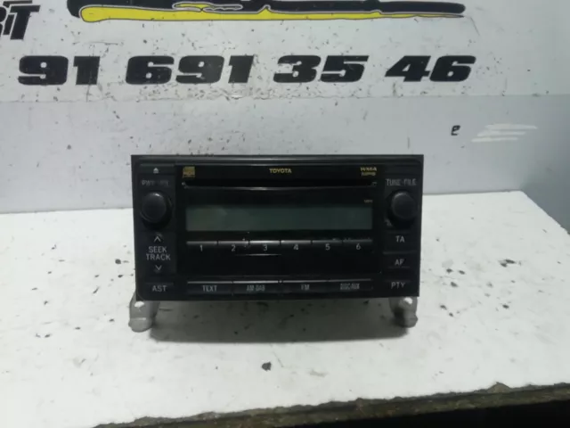 8612060D20 Sistema Audio / Radio Cd / 1230002240D101 / 250898 Para Toyota Land C