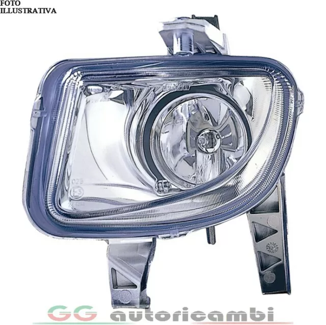 Feu de Brouillard pour Fiat grande punto 05> Parabole Chrome Gauche