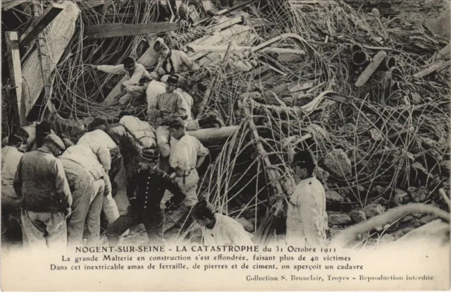 CPA AK NOGENT-sur-SEINE Catastrophe de la Materie 1911 (47068)