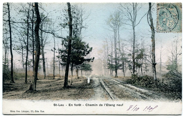 SAINT LEU - En forêt. Chemin de l'Etang neuf. Ed. Lecuyer