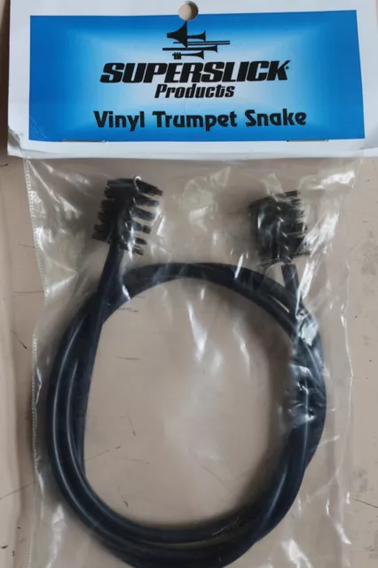 Vinyl Covered Trumpet Cleaning Snake Brush NEW  SUPERSLICK Products