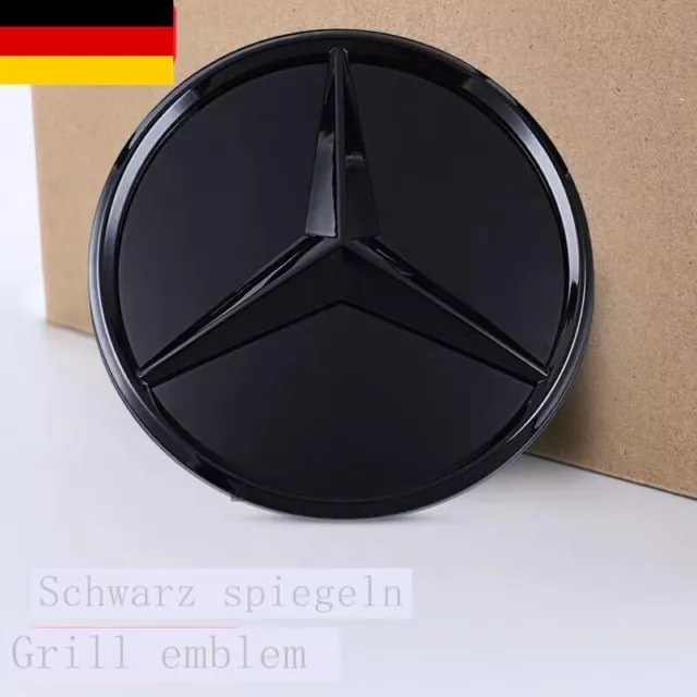 NEU Schwarz Logo Für 2020-2023 Mercedes Benz GLC-GLE-GLS Vito W447 Stern-Emblem