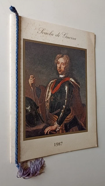 B363 Calendario Scuola Di Guerra 1987 Con Cordoncino