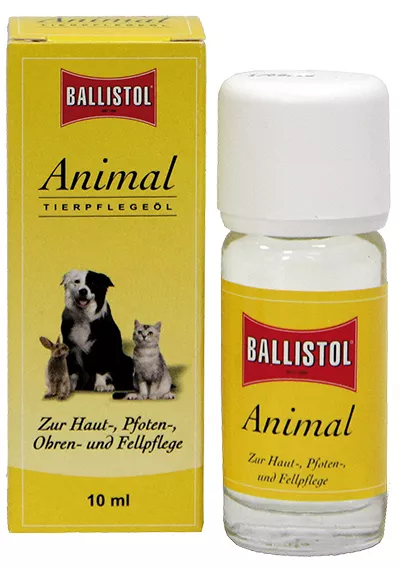 BALLISTOL® "Animal"- 10 ml, Tierpflegeöl, Haut-, Ohren-, Fell- und Pfotenpflege