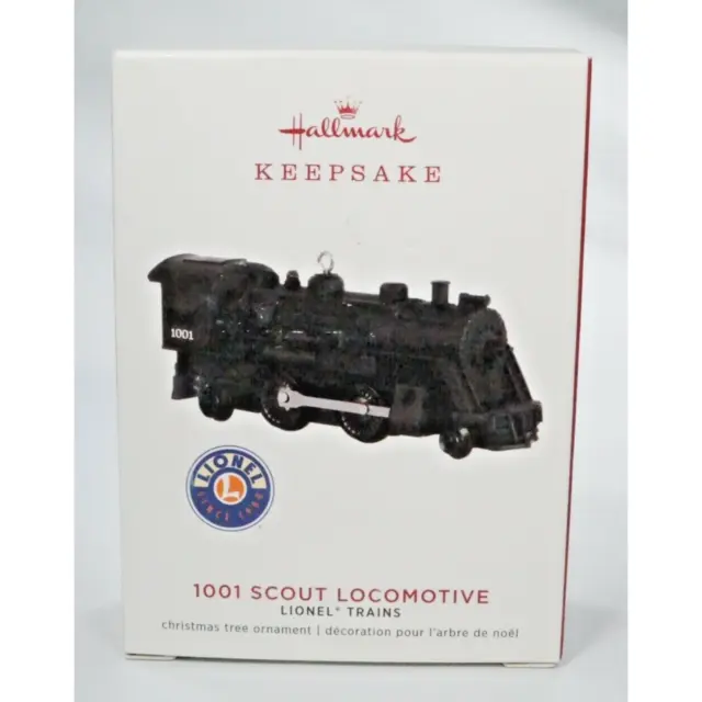 Hallmark 2019 Keepsake Ornament 1001 SCOUT LOCOMOTIVE Lionel Trains NEW