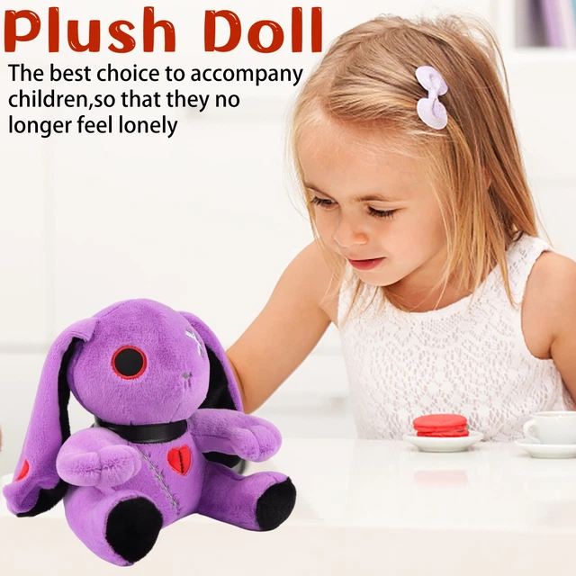 30CM DARK EVIL Rabbit Plush Toy, Soft And Cuddly Plush Doll Kids ...