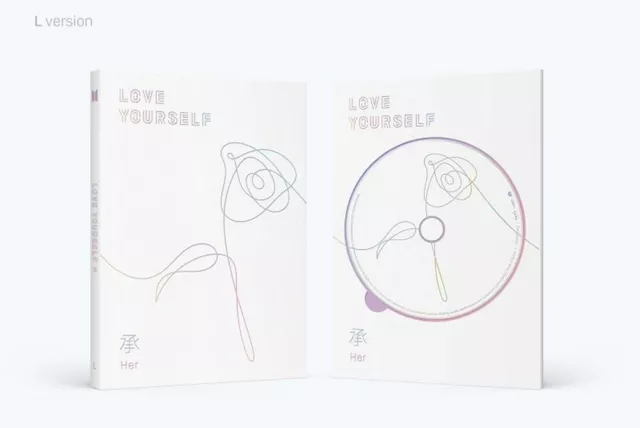 BTS-[Love Yourself'Her'] 5th Mini Album L Ver CD+BTS Poster+Book+Card+etc+Gift