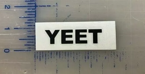 YEET Cannon Vinyl Decal 3.5" 4.5" 5.5" Funny Auto Phone Cup Bumper JDM +COLORS