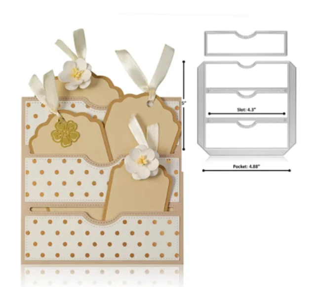 Pocket Metal Cutting Dies Stencils Scrapbooking Embossing Album Paper Card Craft