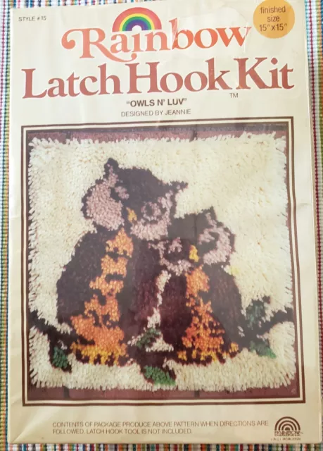 Latch Hooking Kits, Latch Hooking, Rug Making, Needlecrafts & Yarn, Crafts  - PicClick