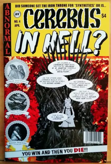 CEREBUS IN HELL #4, NM, Dave Sim, Vanaheim, Aardvark, 2017 more in store