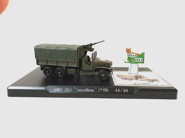 SOLIDO véhicule militaire GMC 353 Tourelleau 2eme DB édition limitée neuf
