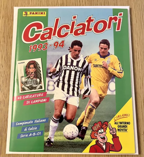 Album Vuoto Empty Panini Calciatori 1993 94 1994 + Set Completo + Scopricampione