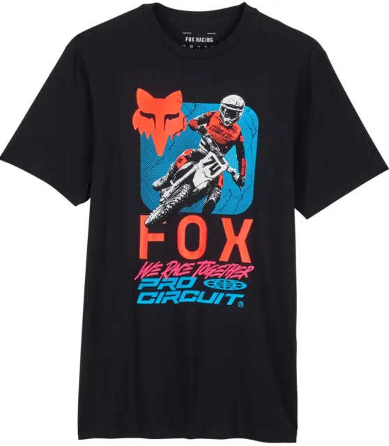Fox Racing X Pro Circuit Premium Mens Short Sleeve T-Shirt Black
