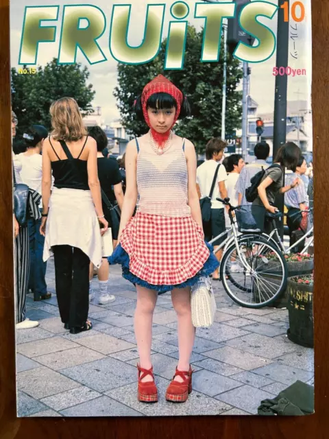 FRUiTS Magazine No. 15 Harajuku Japanese Street Y2K Fashion Magazine from Tokyo