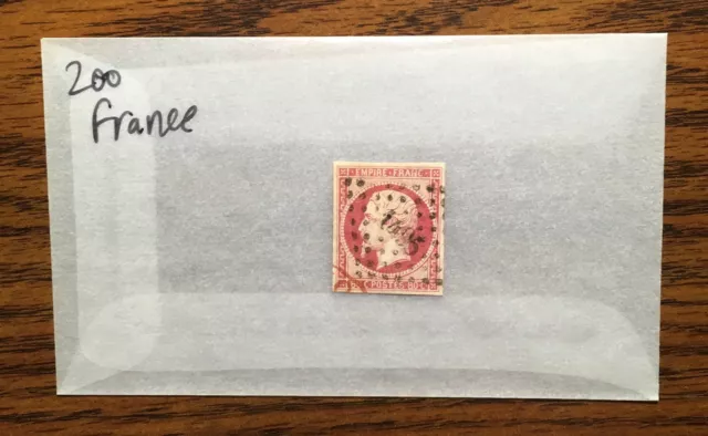 French Empire Stamp #200 Canceled 80c