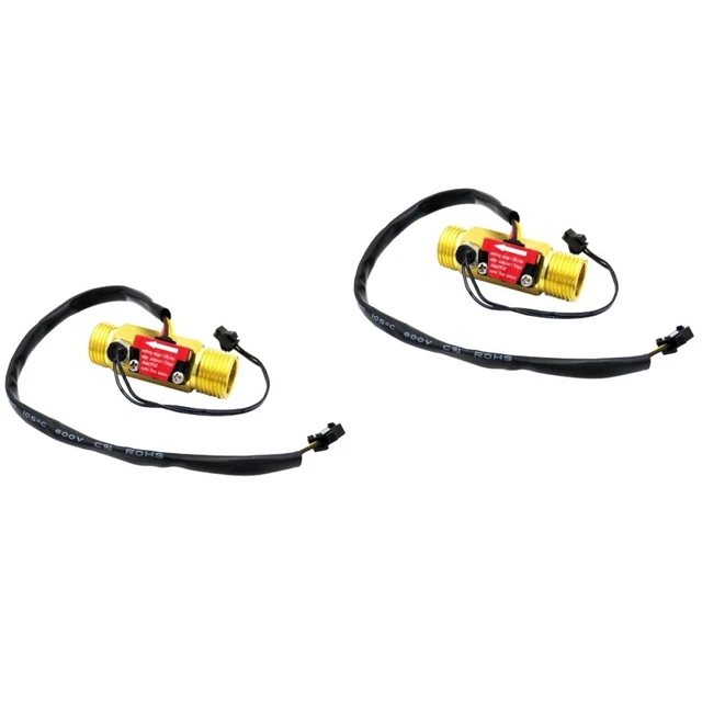 Set 2 Misuratori Cfm Sensore Acqua Effetto Hall Capelli Dritti