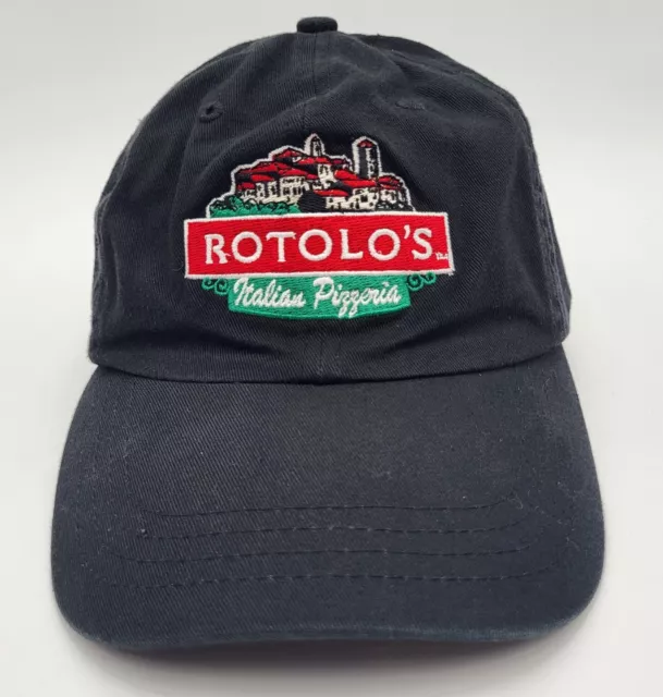 Rotolos Italian Pizzeria Hat Cap Strapback Black Red Green Employee Mens