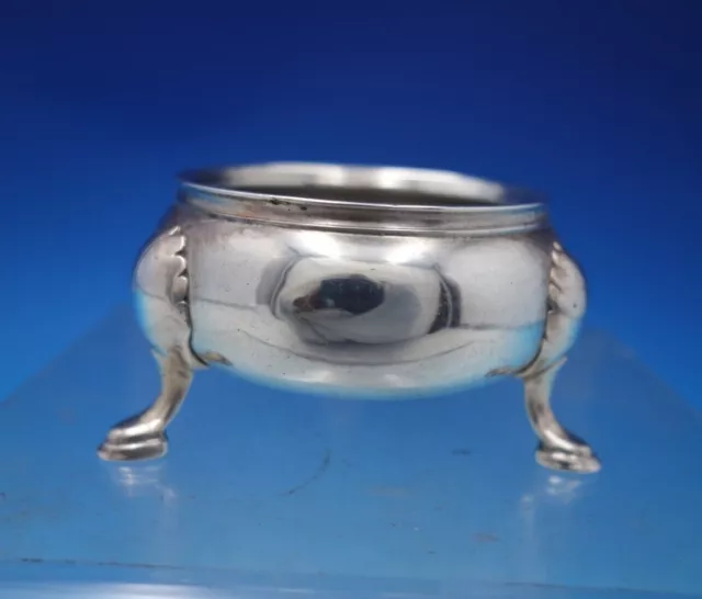 English Georgian Sterling Silver Salt Cellar Master Footed 2.96 ozt. (#6869-2)