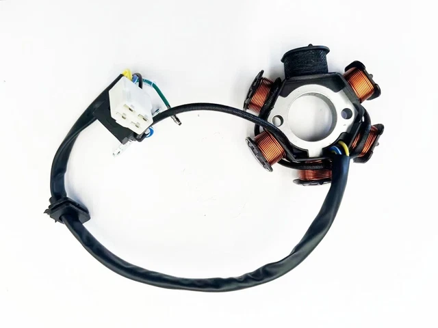 6 Coil Pole Magneto Flywheel Stator – Fits 110cc 125cc Pit Quad Dirt Bike ATV Buggy