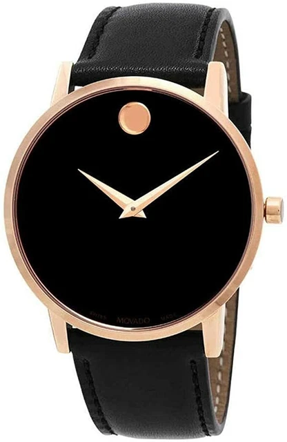 Movado Museum Classic Black Dial Men's Watch 0607315