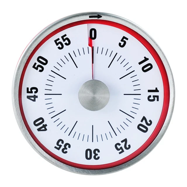 Temporizador de alarma, esfera grande, sincronización precisa, imán, despertador de cocina,