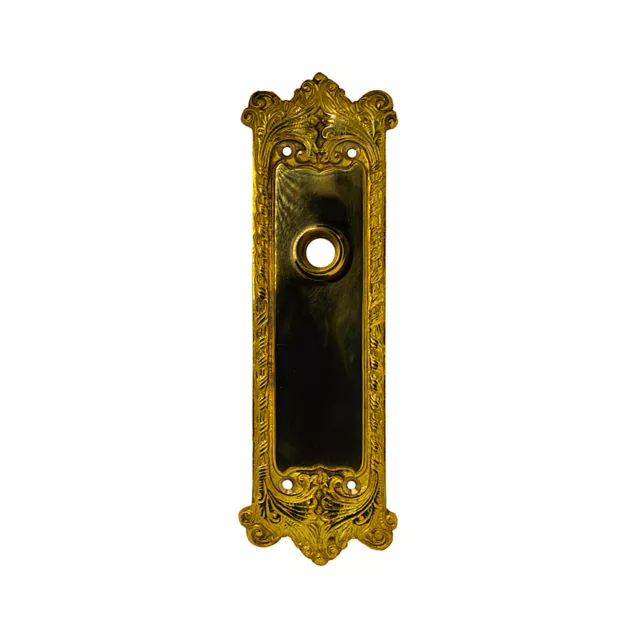 Solid Brass Pair of The Classic Door Plates