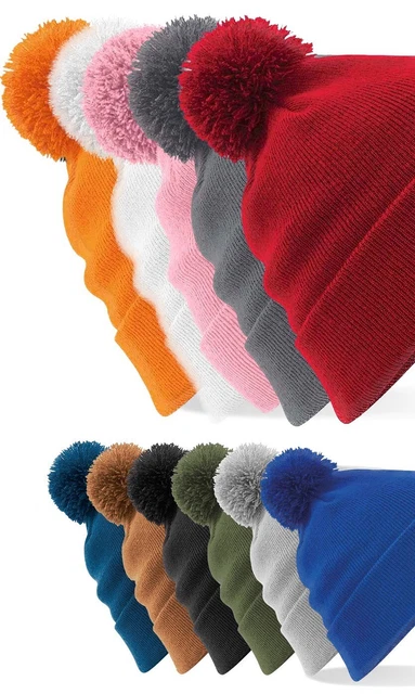 Chapeau doux et pour femme, bonnet tricoté, Ski d&... – Grandado