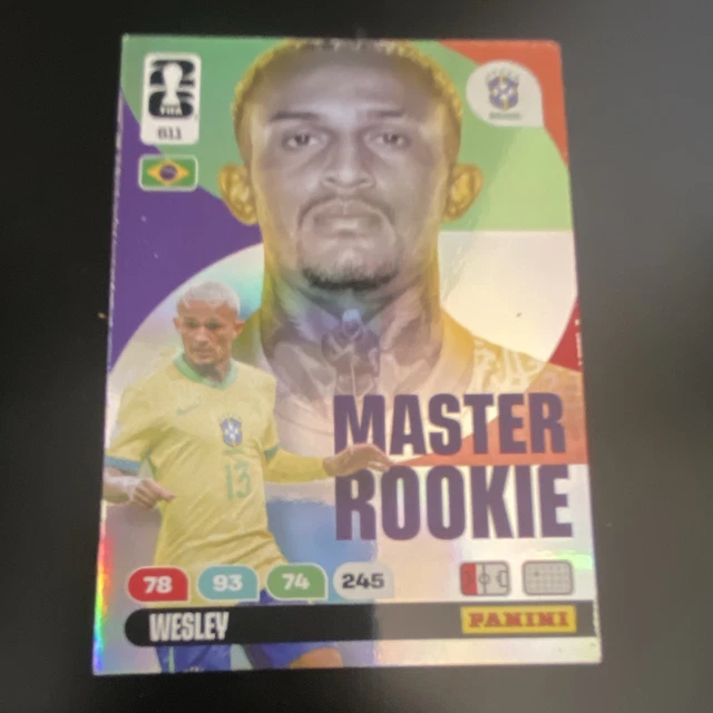 WORLD CUP2026 PANINI Master Rookie Wesley brazil soccer card #245 ...