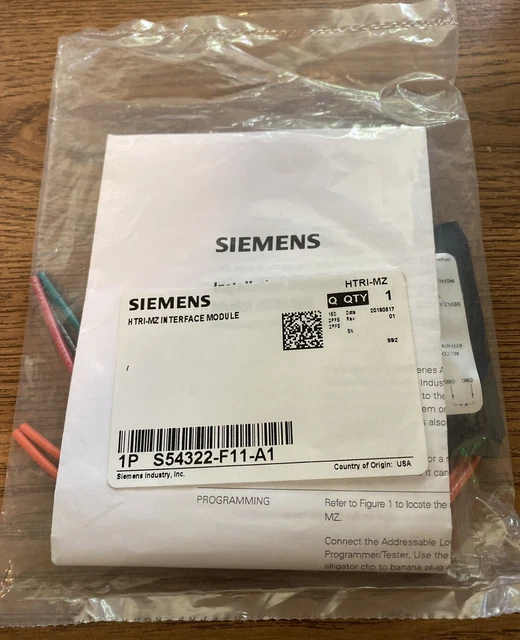 MODULE INTERFACE SIEMENS Htri-Mz Alarme Incendie EUR 37,00 - PicClick FR