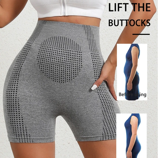 Baicloud Ionic Shapewear Shorts - Micro-Vibration Massage & Tummy Control Ice Silk Fiber Shorts