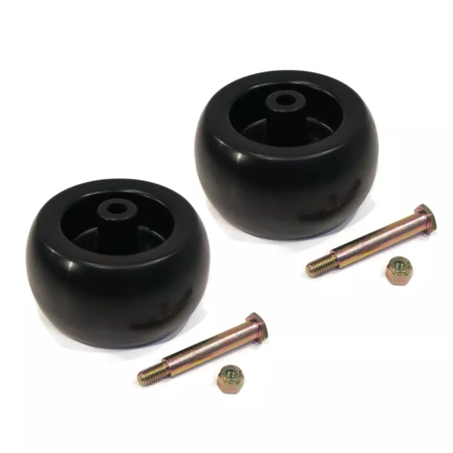 (Pack of 2) Deck Wheels for John Deere AM116299, M84690 & Case 25139 Heavy Duty