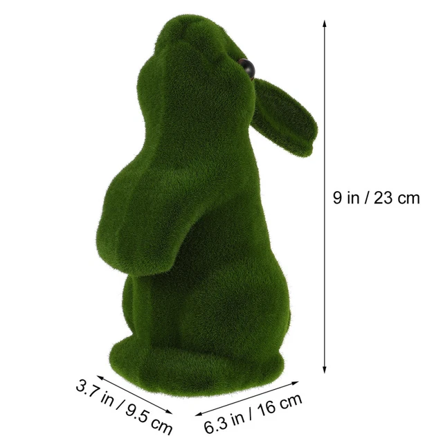 1Pc Moos Bunny Figuren Decor Tafelaufsatz Bunny Tafelaufsatz 9