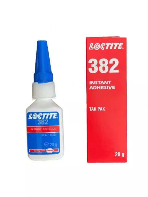 Second Glue Loctite 382 Instant Adhesive Tak Pak 20g Universal Glue