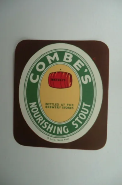 Mint Combe's Nourishing Stout Brewery Beer Bottle Label