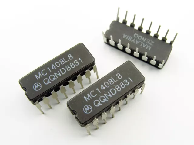 MC1408L8 [1 pz] DAC moltiplicatore 8 bit; CERDIP; Motorola [Ricambi Vectrex]