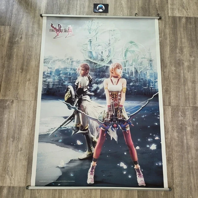 FINAL FANTASY XIII-2 (FF 13-2) : Poster en tissu/Toile synthétique