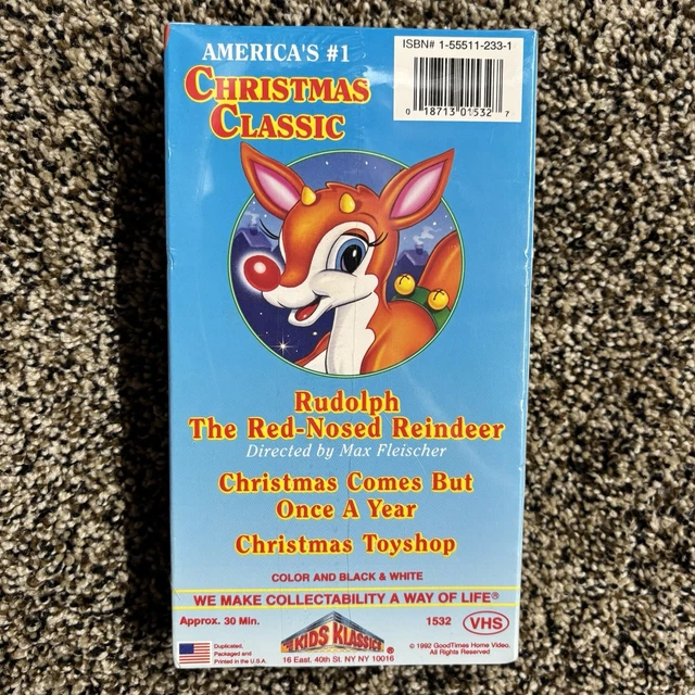 RUDOLPH THE RED Nose Reindeer (VHS, 1992) Americas #1 Christmas Classic ...