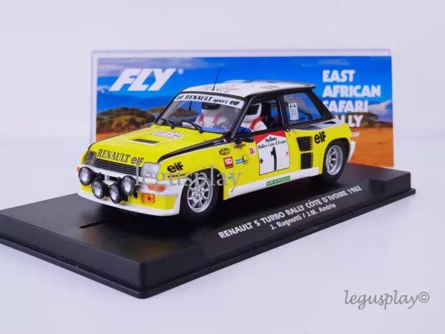 Slot car fly A2015 Renault 5 Turbo #1 Rally Costa Von Ivory 1982 Ragnotti/