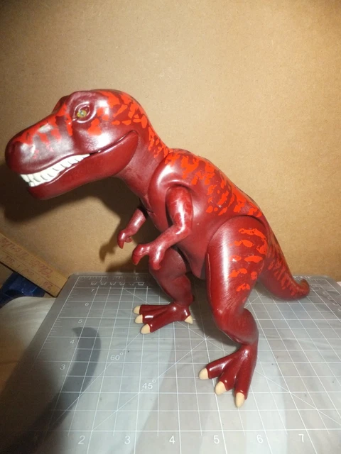 PLAYMOBIL T REX TYRANNOSAURS Rex Red Dinosaur Figure Toy Moveable Arms PLAYMOBIL T REX TYRANNOSAURS Rex Red Dinosaur Figure Toy Moveable Arms