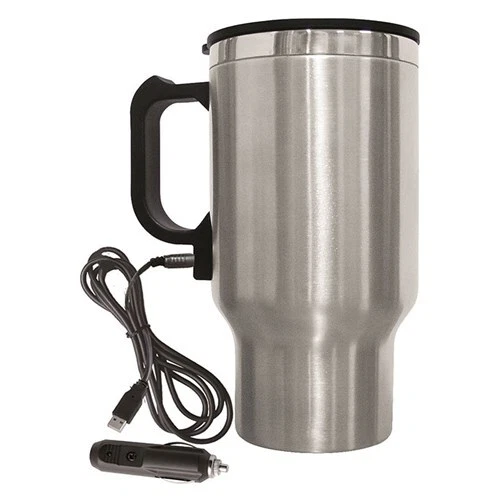 Brentwood CMB-16C Stainless Steel 16oz 12 Volt Heated Travel Mug
