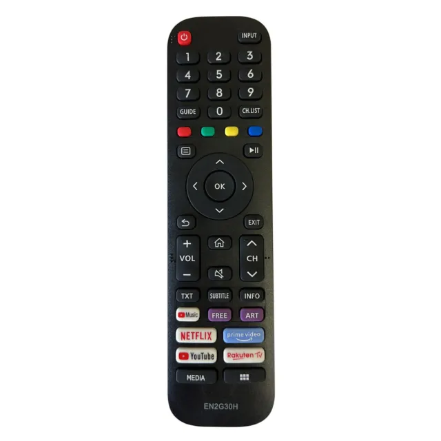 Ersatz TV Fernbedienung für Hisense EN2G30H Fernseher