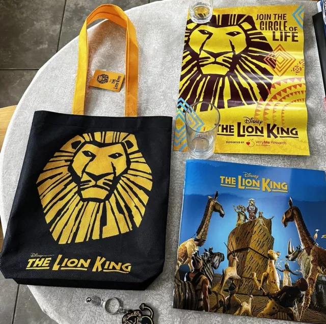 Disney The Lion King Theatre Musical West End Show Programme, Bag Keyring Poster