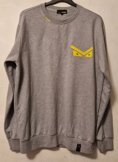 Fendi yellow eyes jumper sale