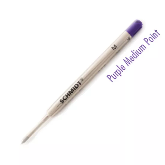 Schmidt P900 Parker Ballpoint Pen Refill in Purple by Monteverde - Medium