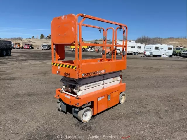 2017 Snorkel S3219E 19' Electric Scissor Lift Man Aerial Platform 24V bidadoo