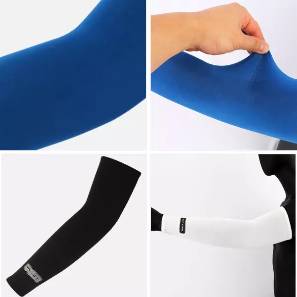 3 Pairs Outdoor Arm Stretch Sleeves Sun Block UV Protection Covers Cooling Sport 3