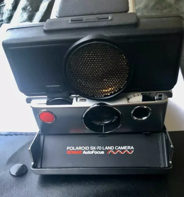 Polaroid SX-70 Land Instant Camera Sofortbild Kamera Sonar Autofocus 70er Jahre